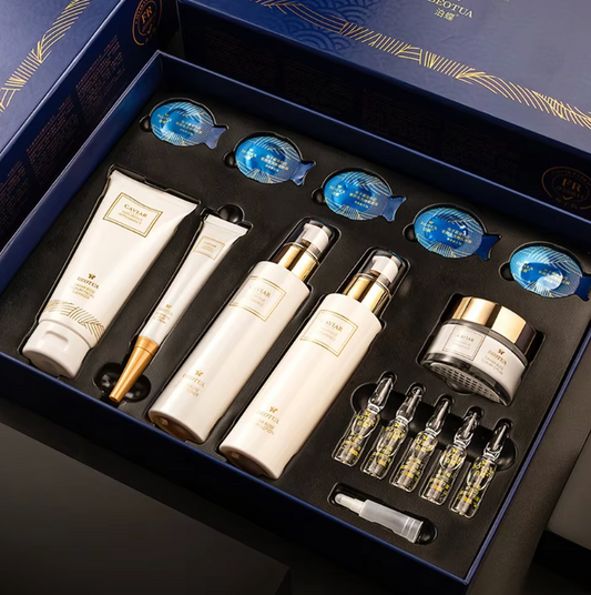 15-Piece Caviar Essence Korean Skincare Set